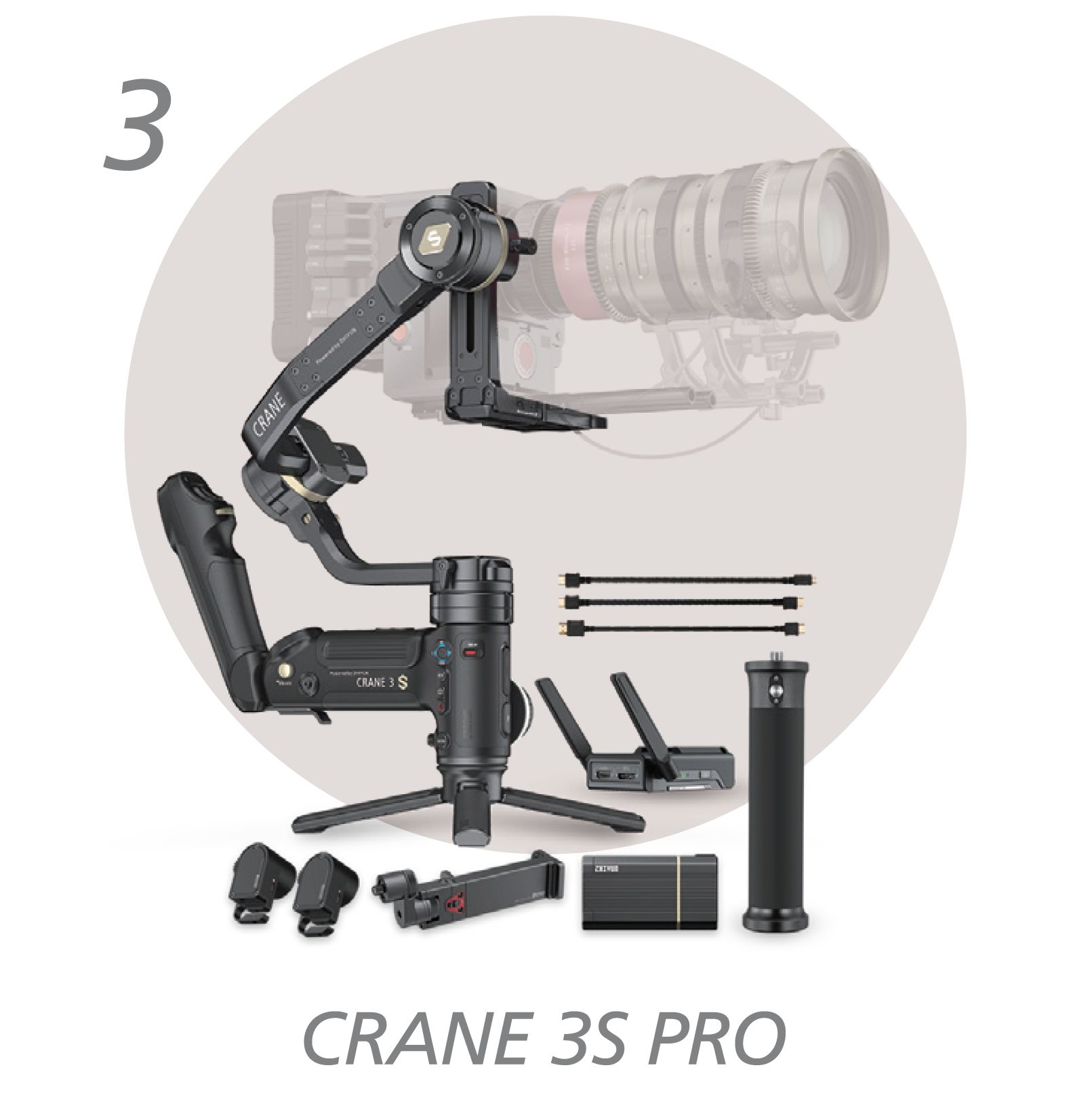 Zhiyun-Tech CRANE 3S PRO Handheld Stabilizer Gimbal 6.5 KG - WESTBUY Zhiyun-Tech CRANE 3S PRO Handheld Stabilizer Gimbal 6.5 KG - WESTBUY